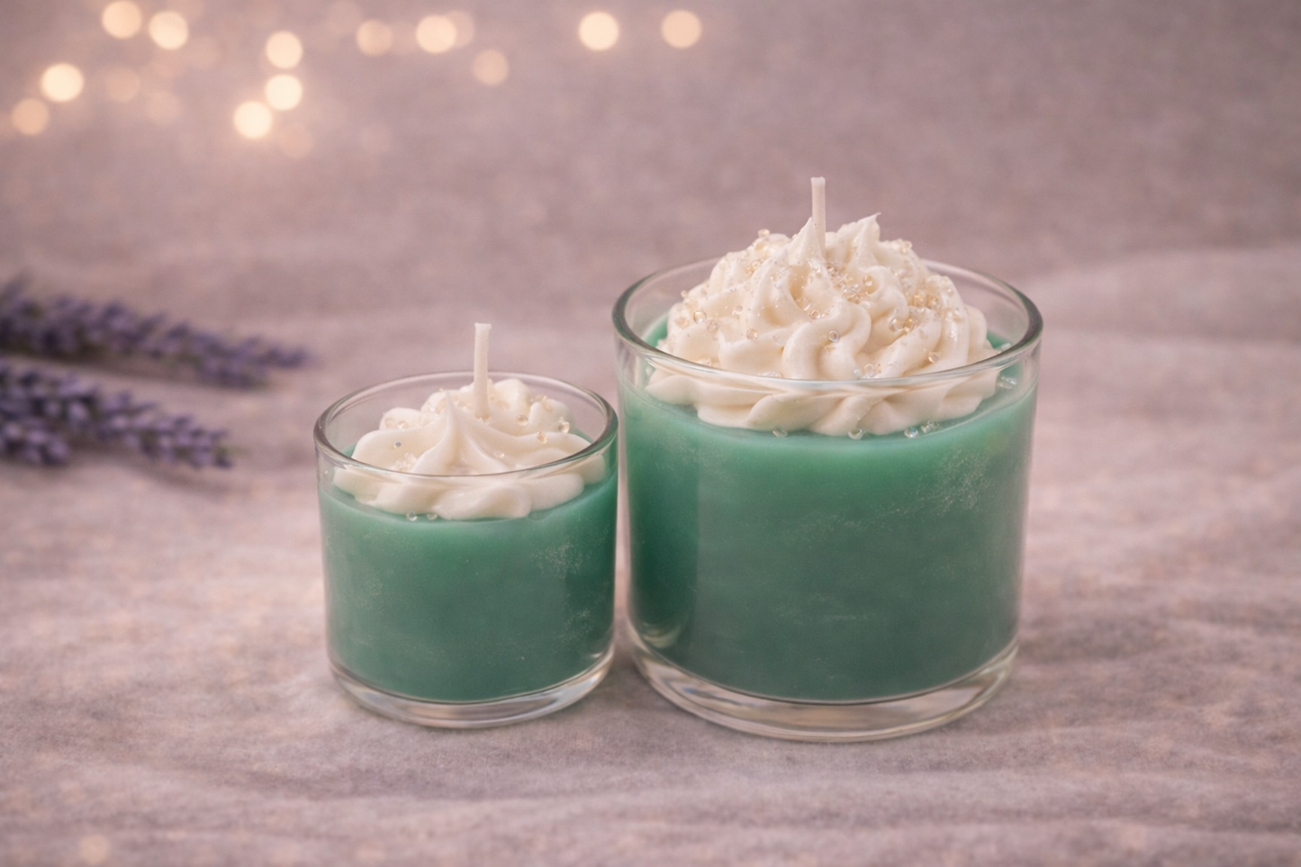 Mini Duo „Blütenglanz“ – Duftkerzen Set
